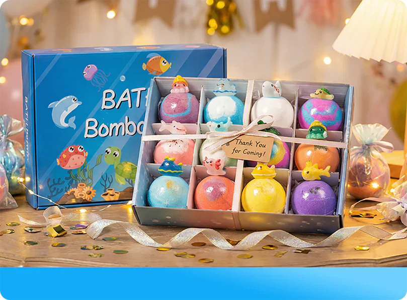 Braviaxx™ - 2PCS Bath Bombs Set with Toys Inside with Toys Inside