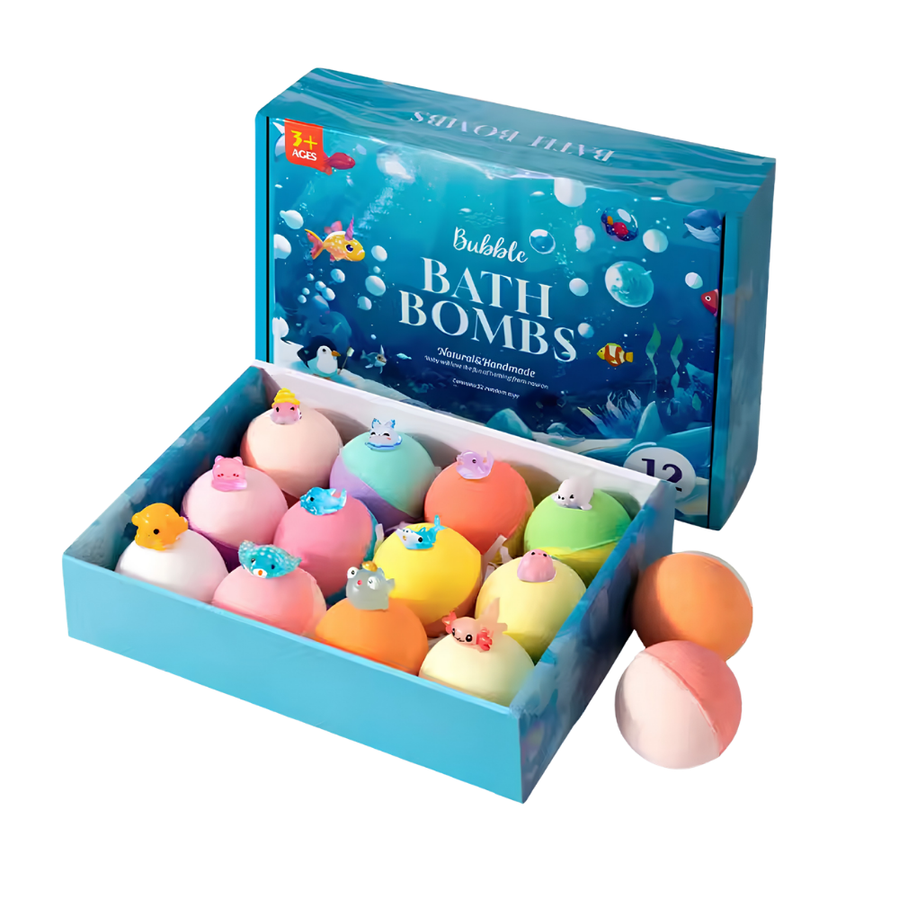 Braviaxx™ - 2PCS Bath Bombs Set with Toys Inside with Toys Inside